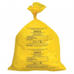 Пакеты для утилизации отходов класса «Б» желтые 14 мкм  80 х 100 см